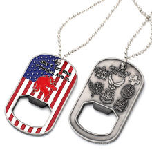 Custom Necklace Blank New Engraved ID Metal Sublimation Aluminum Dog Tag